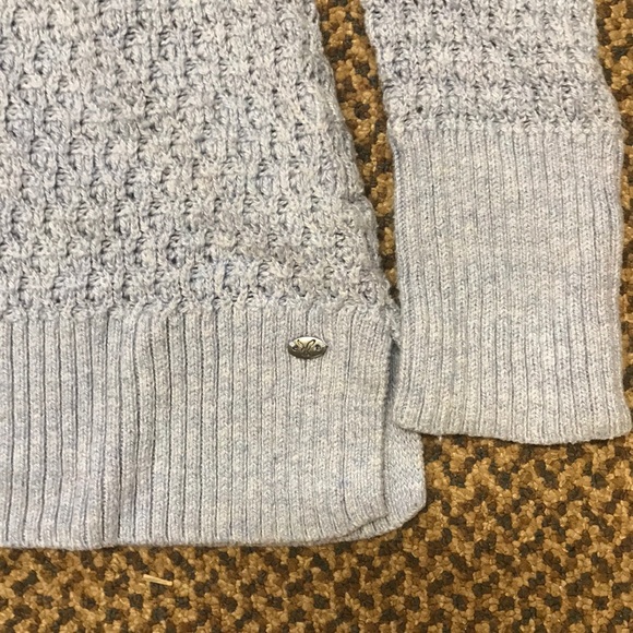 Light blue knit v-neck sweater - Picture 4 of 4